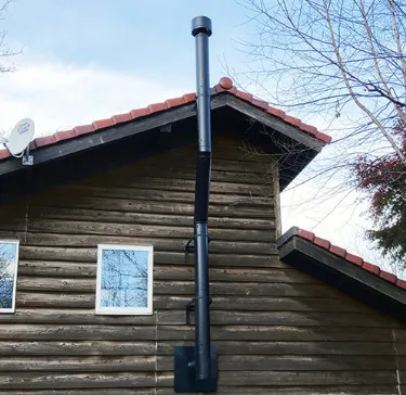 壁出し煙突2階建用イメージ写真