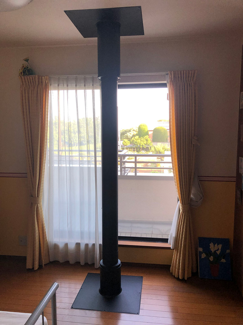 周りの屋敷木でも燃やせて便利です